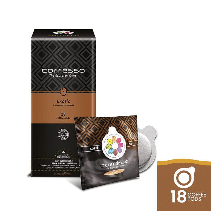 COFFESSO PODS EXOTIC 18s