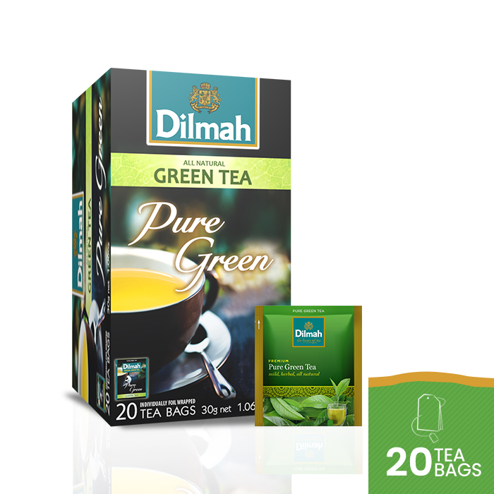 FOIL ENV PURE GREEN TEA 20s